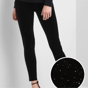 Gap sparkle velvet leggings
